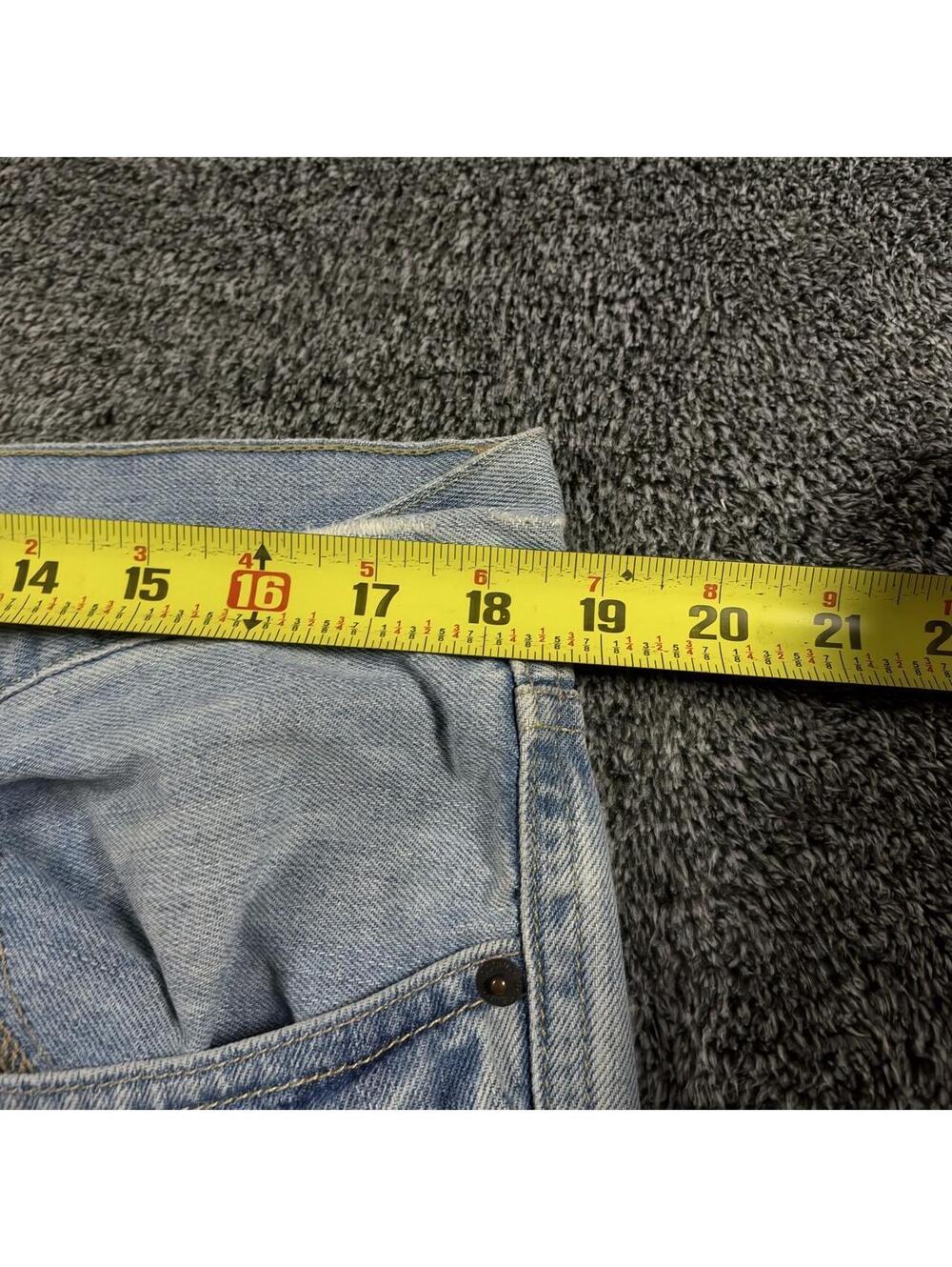 Y2K Skater Distressed Mossimo Light Wash Baggy Bootcut Jeans - Fits 37x30! - Picture 3 of 6